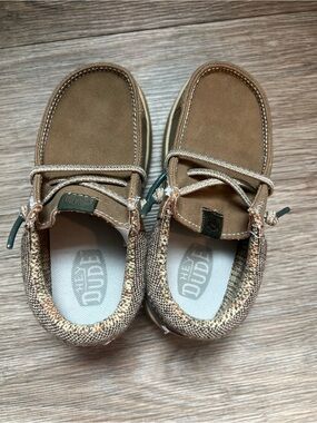 Hey Dude Toddler Paul Classic Shoes Nut C8